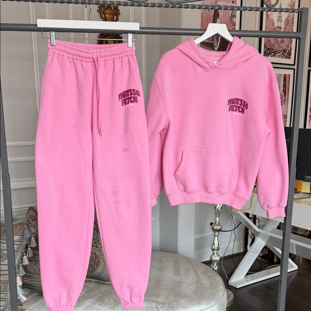 That's So Fetch Pink Track Pants six XS/S - Picture 6 of 10